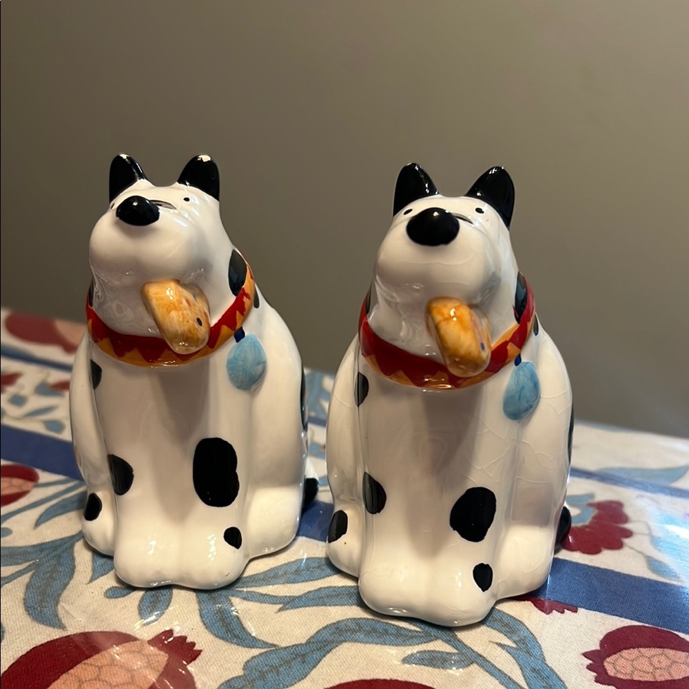 COCO DOWLEY | Dalmatian Dog Salt and Pepper Shakers